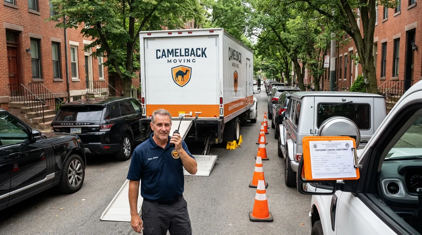 City street loading permit setup in Somerville, NJ